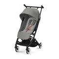 Cybex Libelle Lightweight pockit Travel Baby Stroller - Carry-On Compliant Compact Fold, One-Hand Adjustable Recline - Compatible with CYBEX Car Seats, Lava Grey