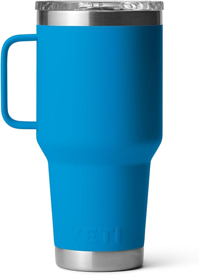 YETI Rambler 30 oz Travel Mug, Stainless Steel, Vacuum Insulated with Stronghold Lid