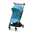 Cybex Libelle Lightweight pockit Travel Baby Stroller - Carry-On Compliant Compact Fold, One-Hand Adjustable Recline - Compatible with CYBEX Car Seats, Beach Blue