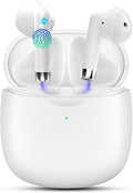 AI Translation Earbuds Real Time with Audio and Video Calls, 3-in-1 Language Translator Earbuds,164 Languages, 7 Translation Modes, 32H Buletooth 5.3 Headphones with Translating Device White