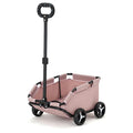 Dog Stroller 4 Wheels Folding Dog Cart Pet Stroller for Travelling Shopping Walking Playing for Small Dogs Cats, Up to 13.2lbs