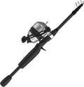 Zebco 33 Spinning Reel and Telescopic Fishing Rod Combo
