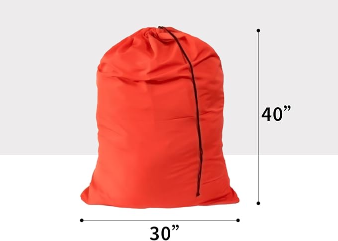 Extra Large Laundry Bag Travel Laundry Bags with Drawstring Closure Fit a Laundry Basket or Hamper for college dorm and apartment dwellers Machine Washable 30"x40" (Mixed Color 12 Pack)