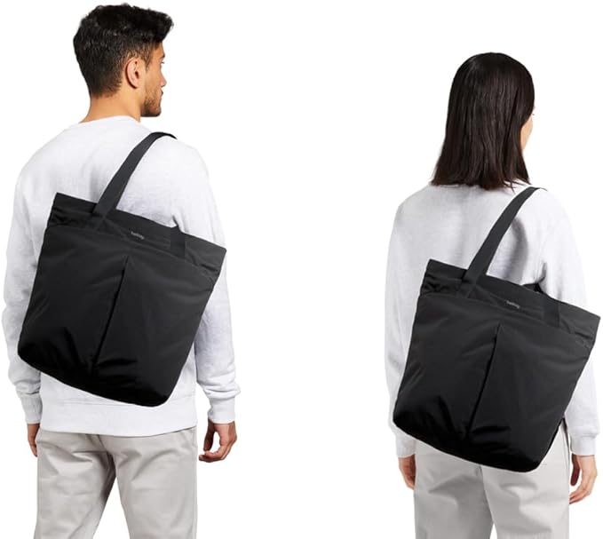Bellroy Lite Totepack (18 liter lightweight tote bag and backpack, for beach, travel and every day) - Black