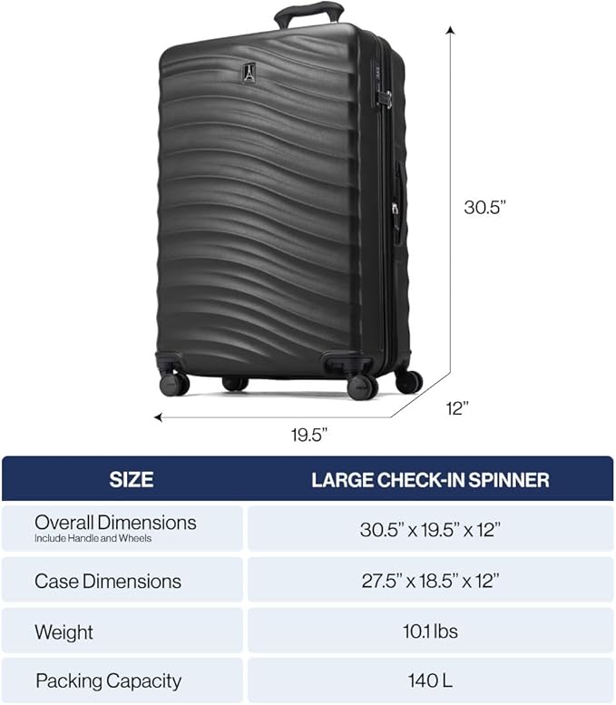 Travelpro Maxlite Air V2 Hardside Expandable Checked Luggage, 8 Spinner Wheels, Lightweight Hard Shell Suitcase, TSA lock, Cabernet, Checked Large 28-Inch