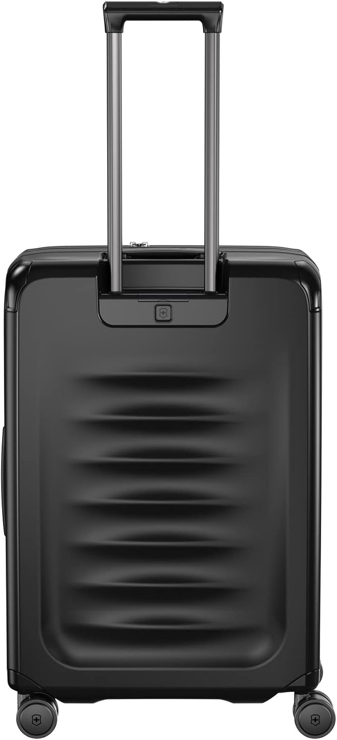 Victorinox Spectra 3.0 Expandable Medium Case - Modern Hardside Luggage - Rolling Suitcase with Spinner Wheels - Holds Travel Accessories - 81 Liters, Black