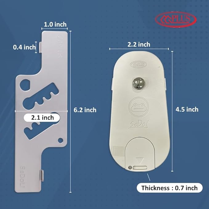 CGPLUS Security Door Stopper Alarm SEDOLI 100DB Siren for Safe Stay, Home, Travel