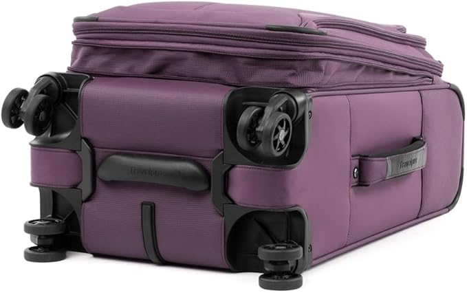 Travelpro Tourlite Softside 2-Piece Set, Expandable Luggage with 4 Spinner Wheels, Lightweight Suitcase, 21" Carry-On, 29 Check Large, Deep Purple