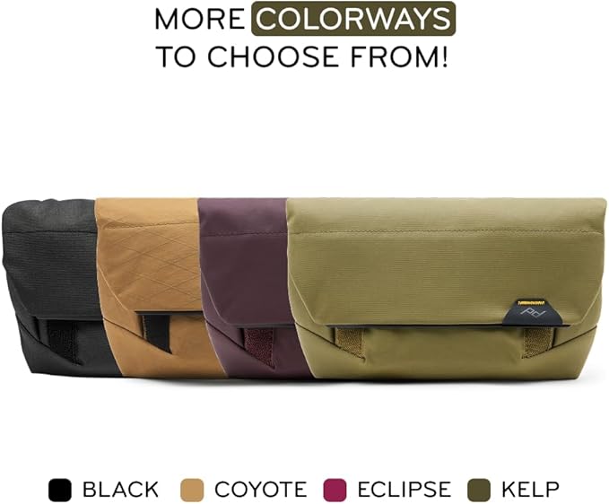 Peak Design Field Pouch V2, Eclipse, 2-in-1 Organizer and Sling Bag, Adjustable Shoulder Strap and Integrated Belt Loops, Weatherproof Nylon Canvas, Organizer Pouch or Carry Bag for Men and Women