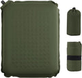 Self-Inflating Airplane Seat Cushion for Long Flights – Portable Travel Cushion Airplane Seat - Memory Foam Travel Seat Cushion Providing Pressure Relief and Premium Comfort (Olive Green)