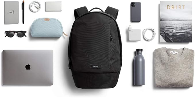 Bellroy Classic Backpack Compact – (Laptop Bag, Laptop Backpack, 16L) - Black