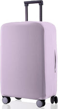 Travel Luggage Cover Protector Scratch-Resistant Fit 19-31 Inch Suitcase, Not Included Suitcase (Lavender Purple, SX(22-23 inch))