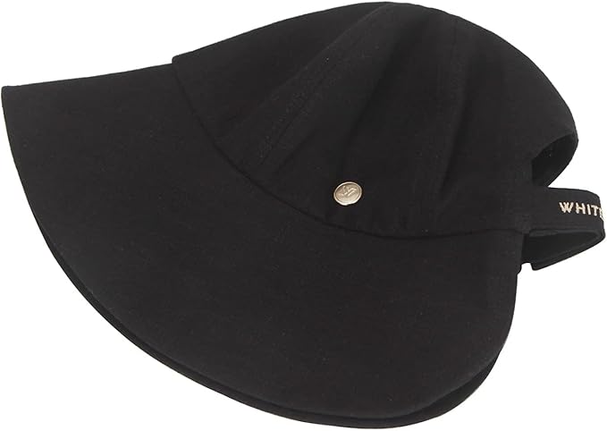 Linen Victorian Bonnet Hat Sun Cap, Foldable Summer Visor | New Katy