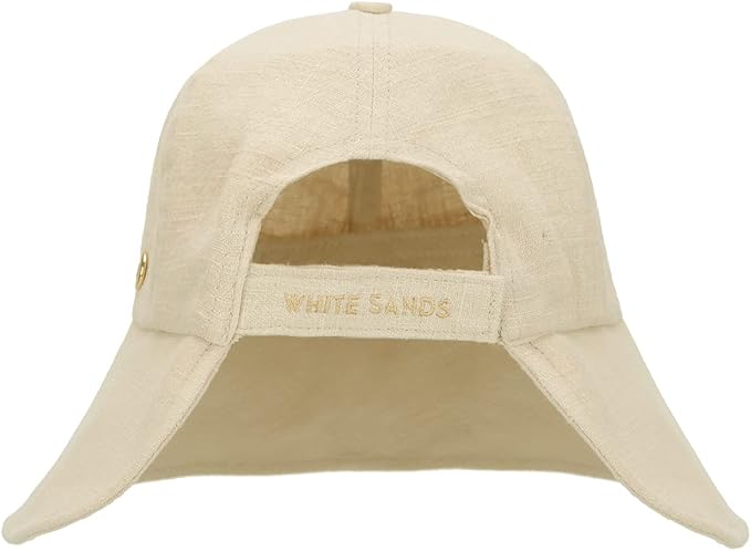 Linen Victorian Bonnet Hat Sun Cap, Foldable Summer Visor | New Katy