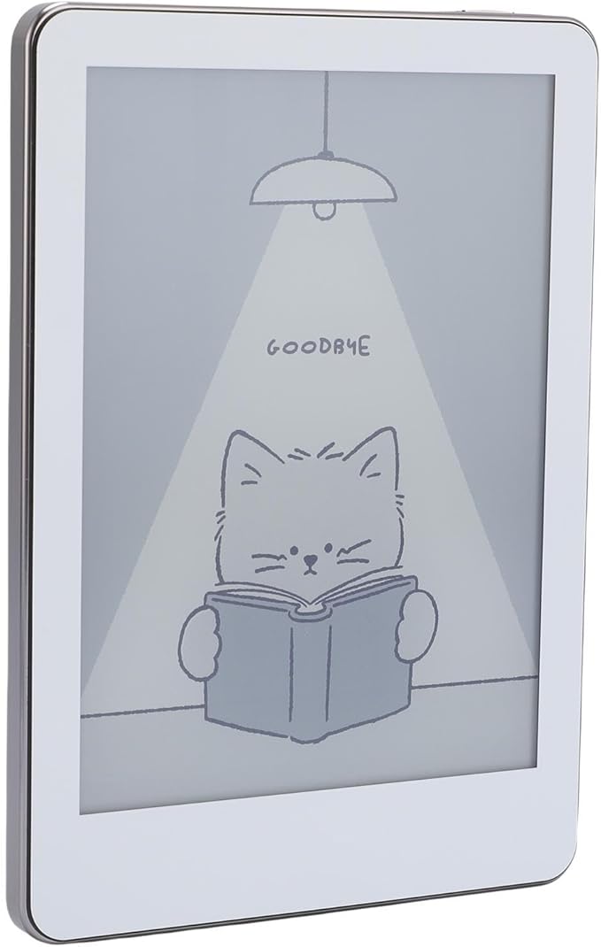 Yoidesu Electronic Book Reader, E Book Reader 6 Inch for Home (White)