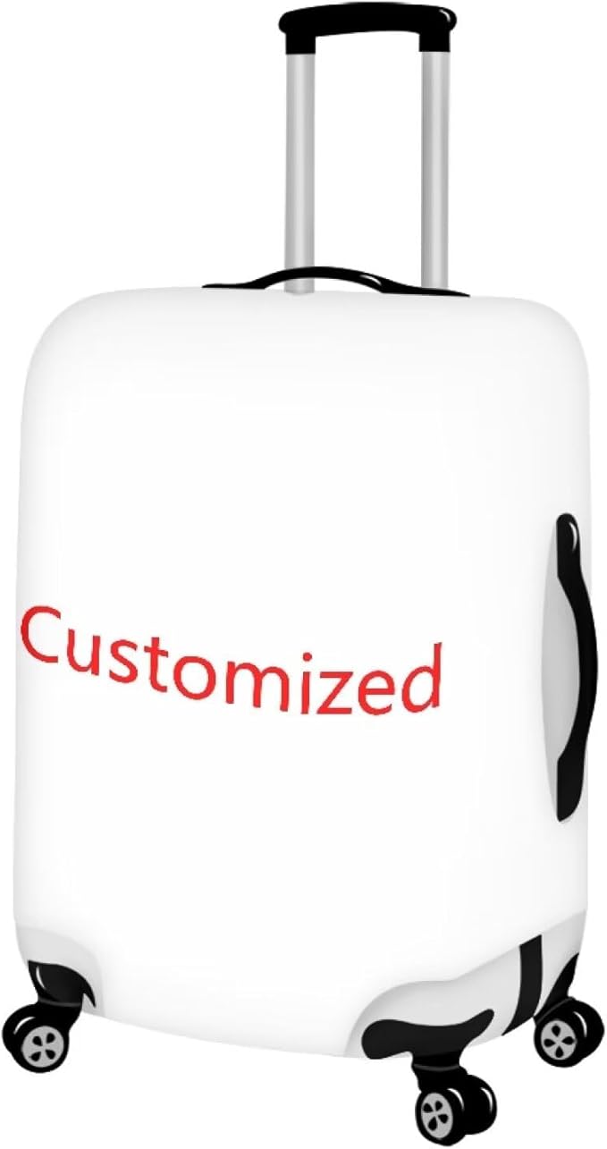Customized Travel Luggage Covers Anti Scratch Thick Personalized Suitcase Case Fits 22-25 Inch