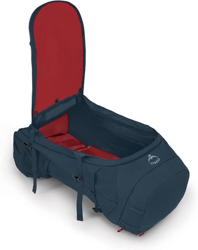 Osprey Farpoint Trek 75L Men's Travel Backpack, Muted Space Blue