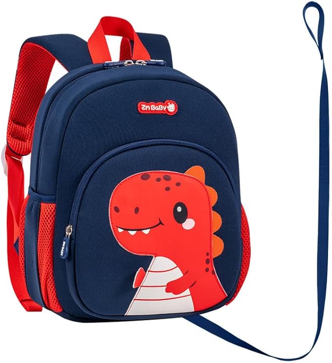 Padgene Toddler Backpacks Kids Preschool Backpack Waterproof Neoprene Animal Schoolbag Lunch backpack 3D Cartoon Mini Travel Bag for Boys Girls Ages 3-5