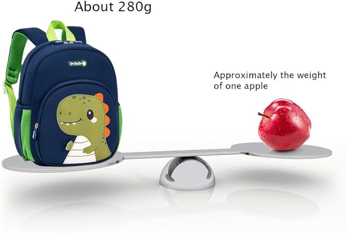 Padgene Toddler Backpacks Kids Preschool Backpack Waterproof Neoprene Animal Schoolbag Lunch backpack 3D Cartoon Mini Travel Bag for Boys Girls Ages 3-5