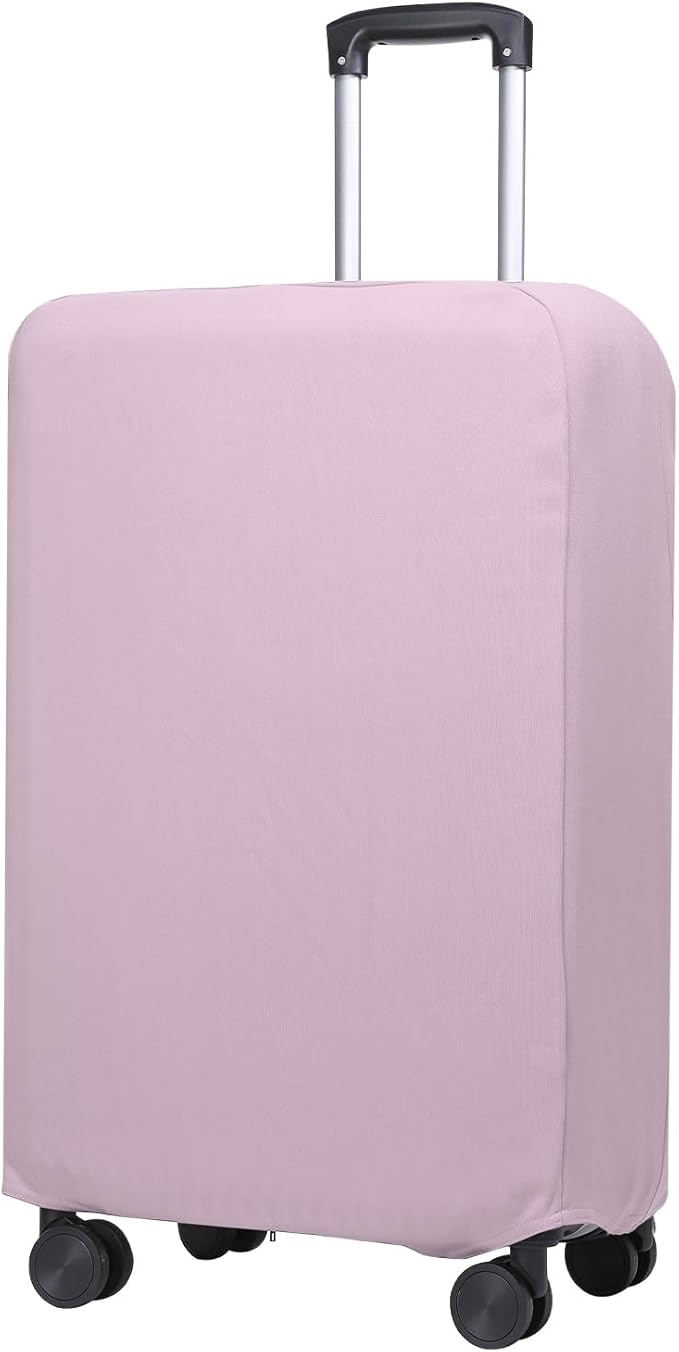 PATIKIL Luggage Cover, Suitcases Covers Elastic Carry on Cover Protector Washable Scratch-Resistant Fits 22-23 Inch Luggage for Travel Business Trips, Lavender Purple