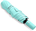 BAODINI Small UV Protection Travel Umbrella Compact for Rain and Sun UPF 50+ 41 inch Portable Umbrella for Women and Men