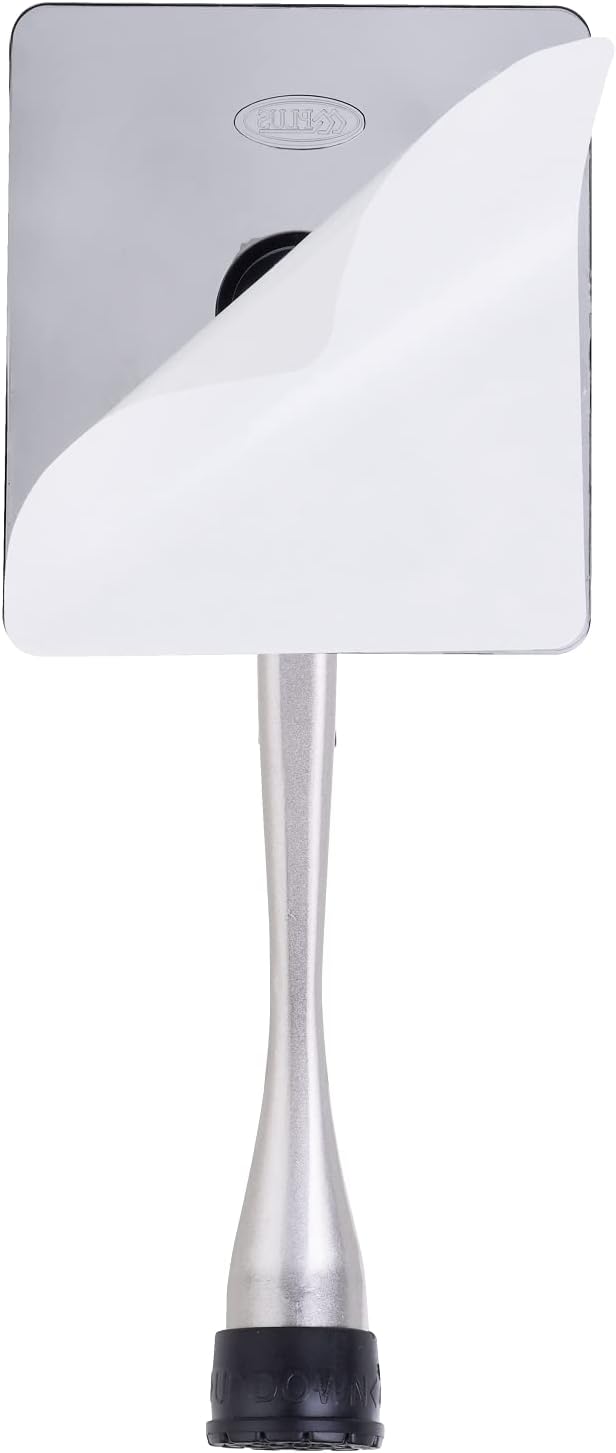 One-Touch Doorstop Adhesive Bracket (White, 6inch x 1pack)