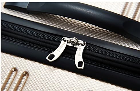 Rockland Melbourne Hardside Expandable Spinner Wheel Luggage, Champagne, 2 Piece (20/28)