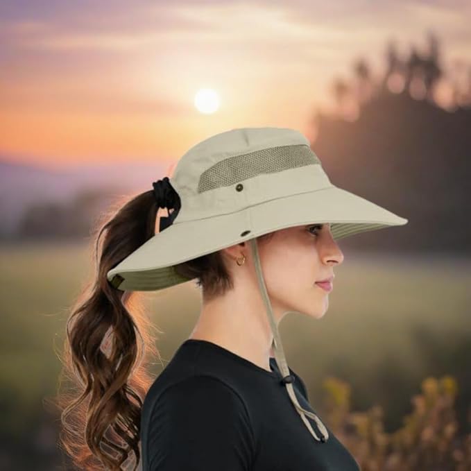 GearTOP Safari Sun Hat for Men and Sun Hats for Women UV Protection UPF 50+ Hiking, Gardening, Fishing