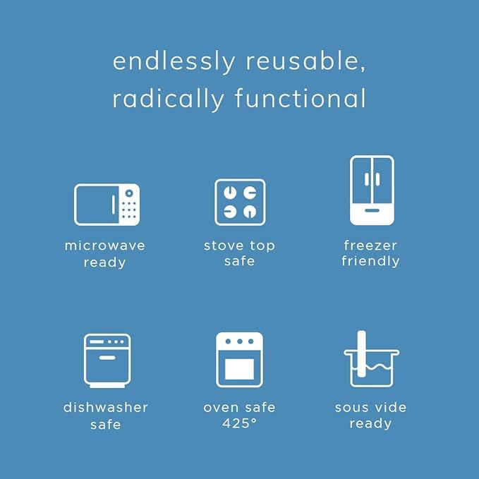 Stasher Premium Silicone Reusable Food Storage Stand-Up Mini Bag, Aqua, Microwave, Sous Vide, Dishwasher, Oven and Freezer Safe, BPA Free, Leak-free, Eco-friendly, 28 Oz (Pack of 2)