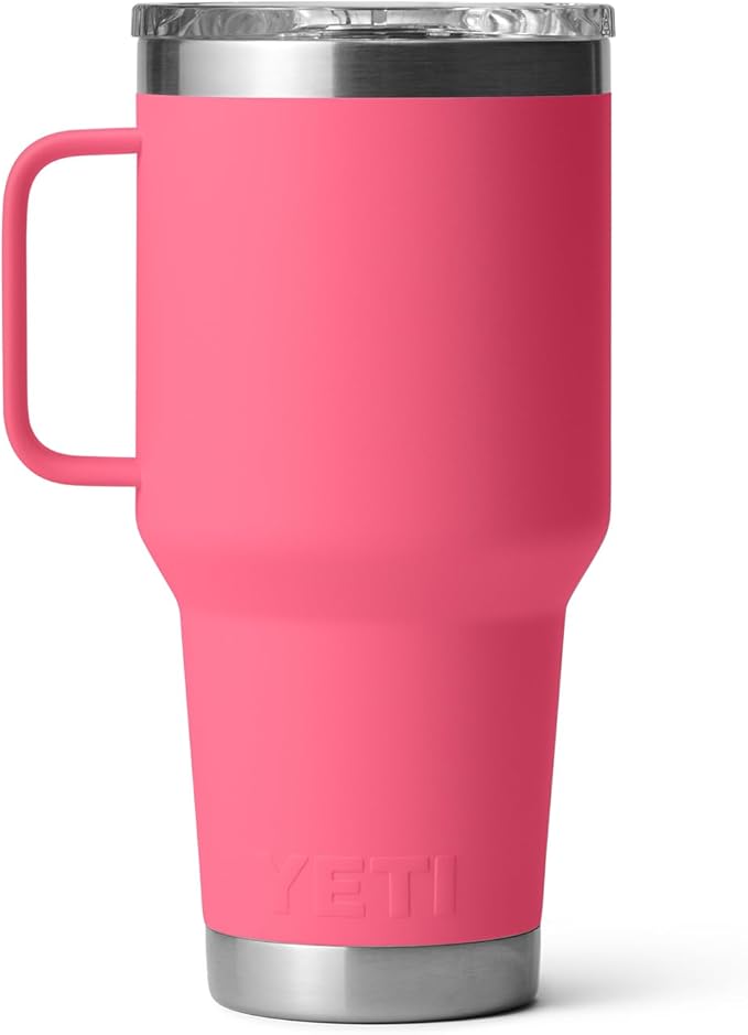 YETI Rambler 30 oz Travel Mug, Stainless Steel, Vacuum Insulated with Stronghold Lid