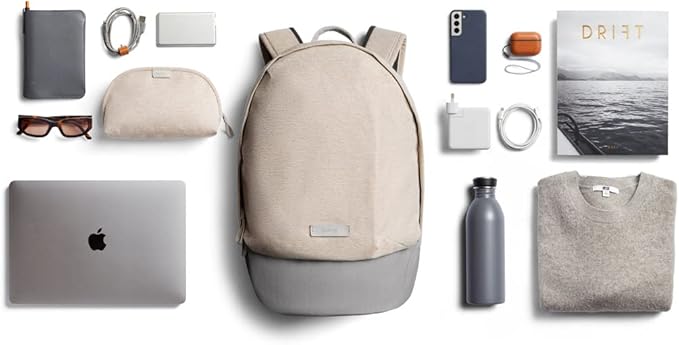 Bellroy Classic Backpack Compact – (Laptop Bag, Laptop Backpack, 16L) - Saltbush