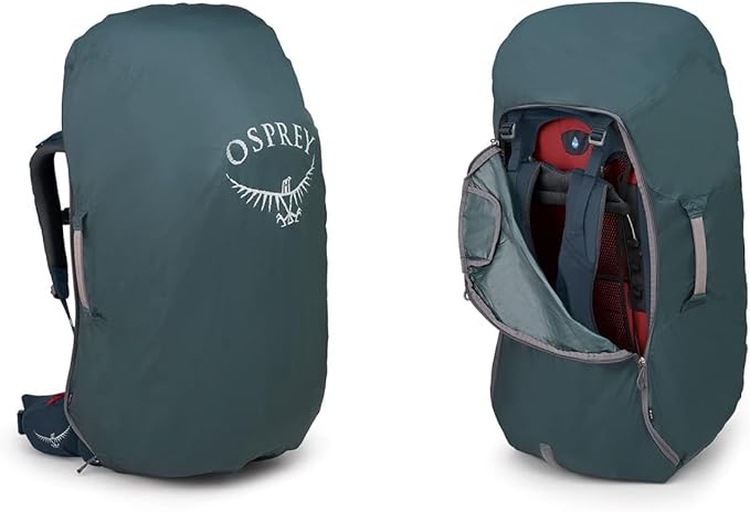 Osprey Farpoint Trek 75L Men's Travel Backpack, Muted Space Blue
