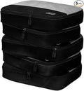 Large Packing Cubes for Travel - 5pc Large Size Travel Packing Cubes for Suitcases - Lightweight Luggage Organizer Bags