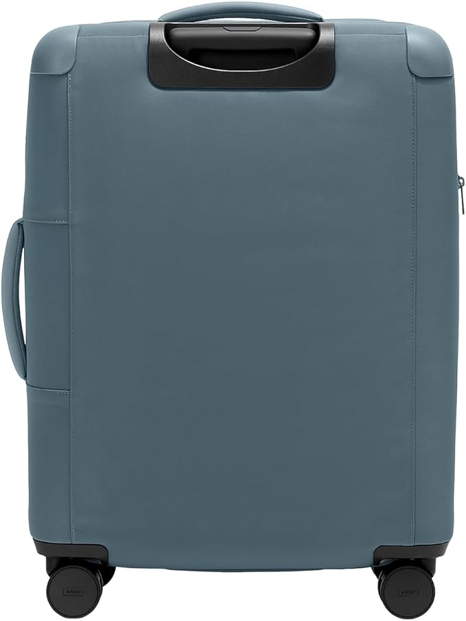 Away Softside Medium Checked Suitcase, 26 Inch Lightweight, Expandable Luggage For Men & Women, Durable Nylon Exterior, TSA Approved Lock, Ideal For Trips 1-2 Weeks, Coast Blue