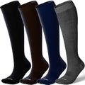 LEVSOX Compression Socks for Pregnant Women 20-30 mmHg Knee High Cute Funny Mens Supports Socks for Nurses, Medical, Travel