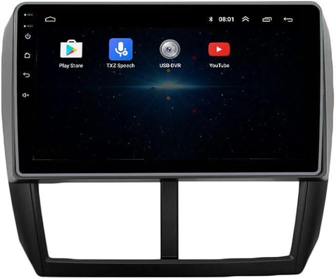 Kunfine Car CarPlay Android Auto Navigation Stereo GPS Radio Reverse Camera Display 9" IPS Touchscreen Headunit Tablet Pad Media Player for Subaru Forester 2007-2013, if Applicable Octa Core 3G+32G