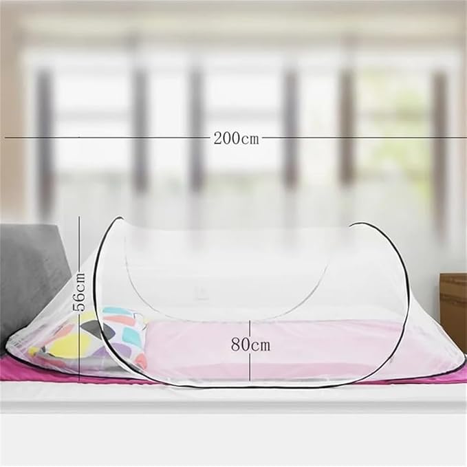 SuperDen Pop Up Mosquito Net Tent for Bed, Camping, Travel, Patio, Outdoor (2 PCS)