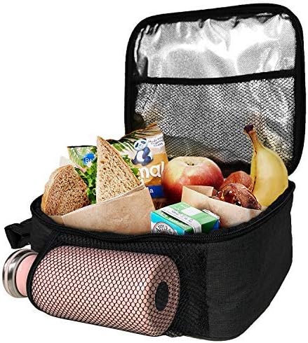 Hap Tim Insulated Lunch Bag for Men Women,Reusable Lunch Box, Spacious Lunchbox Adult, Blue (18654-BL)