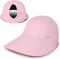 Ponyflo Sunblocker Wide Brim Hat - Oprah Awards Best Sun Hat - UV 50 Protection - Ponytail Sunhat for Women
