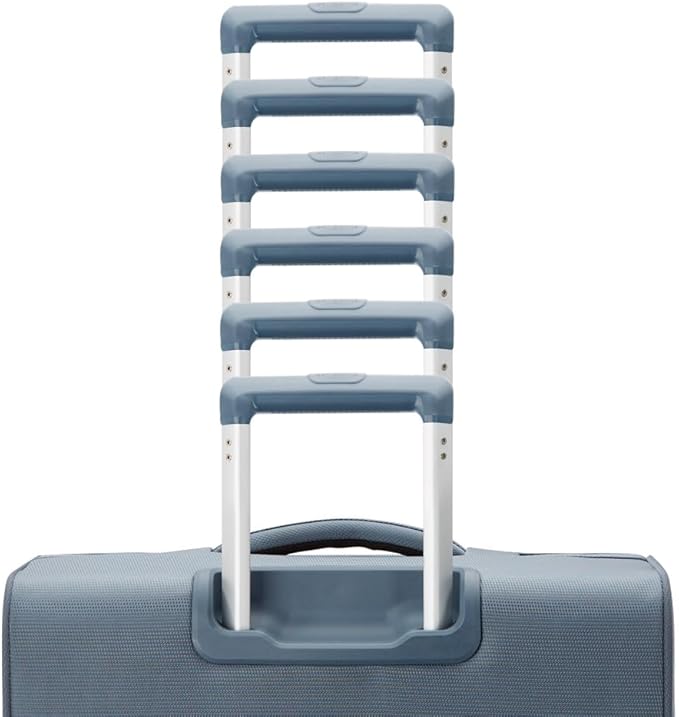Samsonite UpLIFT Lightweight Large Checked Softside 3-Piece Luggage Set with Spinner Wheels - Expandable - Airline-Approved, Polyester Soft Suitcase for Ultra Light Travel - Elemental Blue