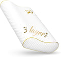Royal Therapy Travel Memory Foam Pillow, Neck Pillow Bamboo Adjustable Side Sleeper Pillow (Travel 18 x 12 x 5)