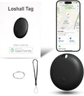 Air Tracker Tag, Smart Tracker Item Finders Compatible with Apple Find My, Bluetooth Smart Air Tag Key Finder Item Locator Worldwide Tracking for Pet Wallet Backpack Luggage, Black (iOS Only)