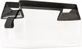 Cadence Parcel - Clear Kit with Magnetic Closure - Durable and Leak-Resistant Travel Toiletry Kit - Modular Design - Hygiene Bag for Travel Essentials - 4 Qt - Ink
