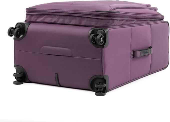 Travelpro Tourlite Softside 3-Piece Set, Expandable Luggage with 4 Spinner Wheels, Lightweight Suitcase, 21" Carry-On, 25" Checked Medium, 29 Check Large, Deep Purple