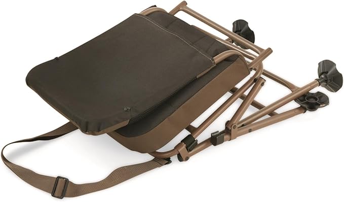 Guide Gear Huntrite 360 Swivel Hunting Blind Chair, 300 Pound Capacity, Folding, Lightweight, Portable, Padded Cushion Hunting Seat, Hunt Gear and Equipment, Black