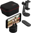Pivo Equestrian Silver Starter Pack, Auto Face, Body, Horse Phone Tracking Holder, Ai-Powered 360° Rotation, Remote Control for Hands-Free Video Recording with Smart Mount and Travel Case