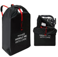 reperkid Large Stroller Bag for Airplane Travel, Black & Red, 47" H x 24" W x 15" D, Fits Most Large, Single, Double, Jogging Strollers – Premium Waterproof Cover, Adjustable Shoulder Straps