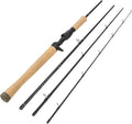 KastKing Valiant Eagle Passage Travel Fishing Rods, 4 & 6 Pc Pack Rods, Spinning, Casting and Fly Models, IM6 Graphite Blank, Ti Oxide LTS Ring Guides, Beautiful Cork Handles