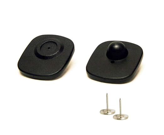 Full Starter Pack - EAS RF Retail and Clothing Store Security Tower Antenna System + 1000 Tags and Warning Stickers. Great for Shop Protection, Boutiqes, Store Security System Asset Protection
