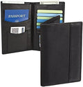 Travelon Passport Holder RFID Blocking Wallet Card ID Case Cover Organizer Black